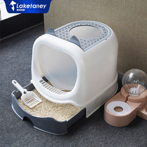 Drawer-type cat litter box Fully enclosed cat litter box Top-entry large cat toilet Anti-splash and deodorant cat supplies