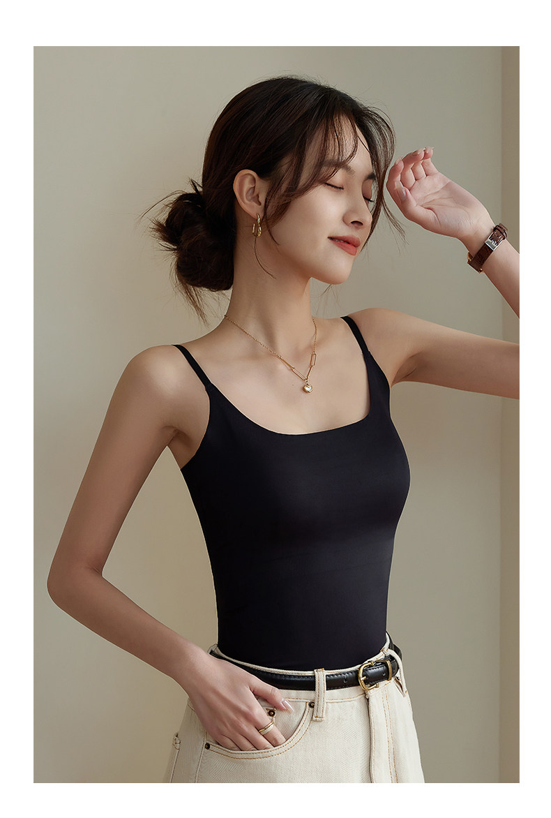 吊带背心女2025新款春夏外穿美背带胸垫免穿文胸一体内搭打底上衣详情19