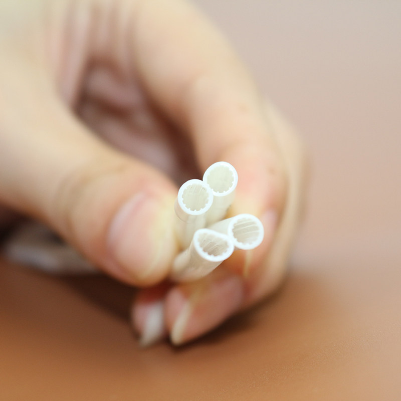 Libai Antifreeze Soft Pvc Porcelain White Inner Tooth Number Pipeline Number Machine Tube Word Code Tube Plum Blossom Tube Wire Casing 0.5/0.75/1.0/1.5/2.5/4.0/6.0/8.0/10.0 Square Meters