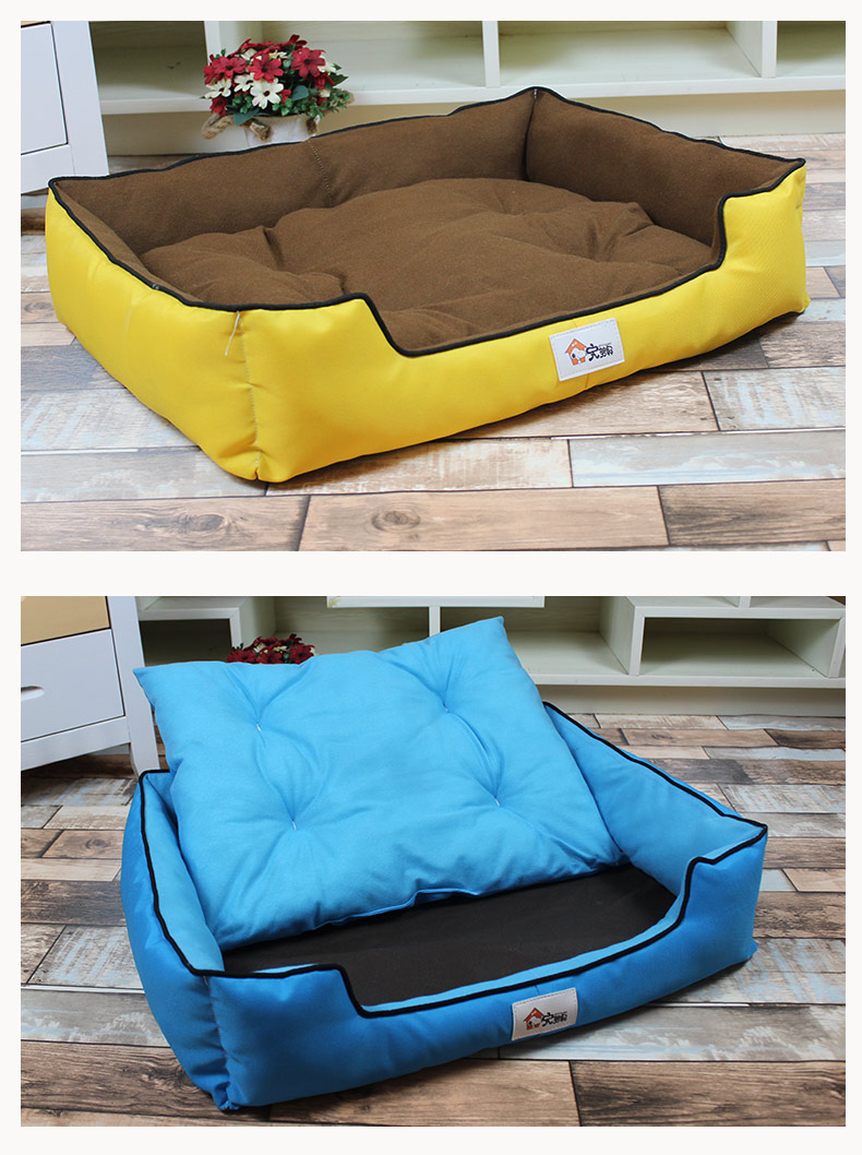 Teddy kennel thú yến lưới đỏ thảm nhỏ vừa và lớn chó cung cấp giường chó nhà mèo xả rác bốn mùa phổ quát - Cat / Dog hàng ngày Neccessities 	bộ bát ăn cho mèo	