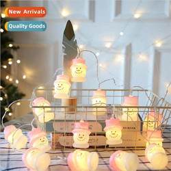 LED 눈사람 헤드 GHTS 스트링 산타 클로스 배터리 GHTS 룸 C