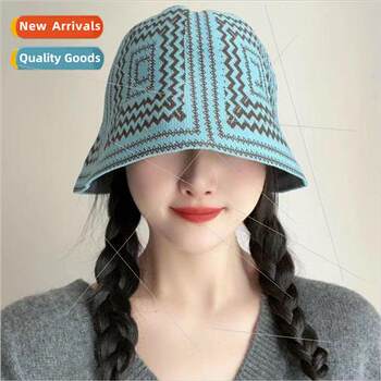 Spring and autumn simple knitted cap fashion hundred with fi Spring and autumn simple knitted cap fashion hundred with fi