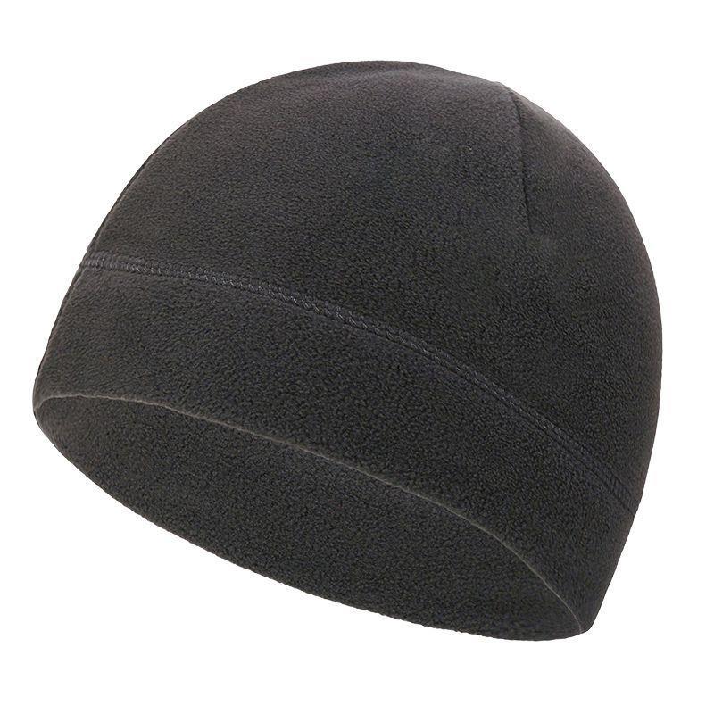 Hats men and women autumn and winter outdoor grip suede cap sports anti-chill windproof and warm mountaineering riding ski running hat-Taobao