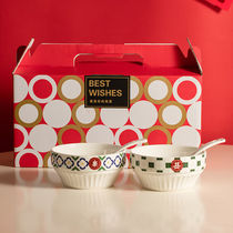 Couple bowl a pair of wedding gifts newlyweds best friends couple tableware bowls and chopsticks set creative and practical wedding bowls and cups)