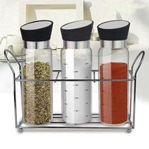 newglass cruet spice jar chicken salt pepper pot seasoning b