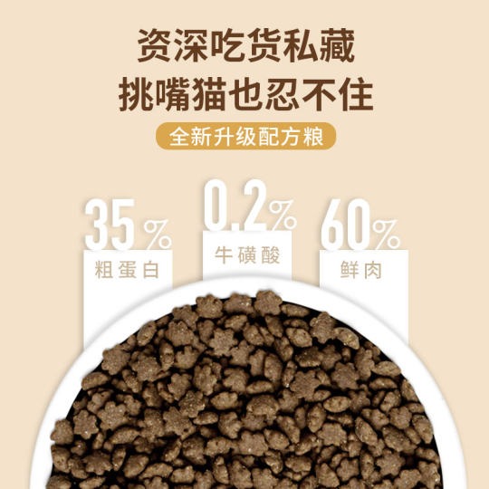 Jian Xiao Zha Jian Ge Cat Food Adult Cat and Kitten Food 4 Jin [Jin is equal to 0.5 kg] Beef Flavor Stray Cat Picky Cat Rice Big Bag