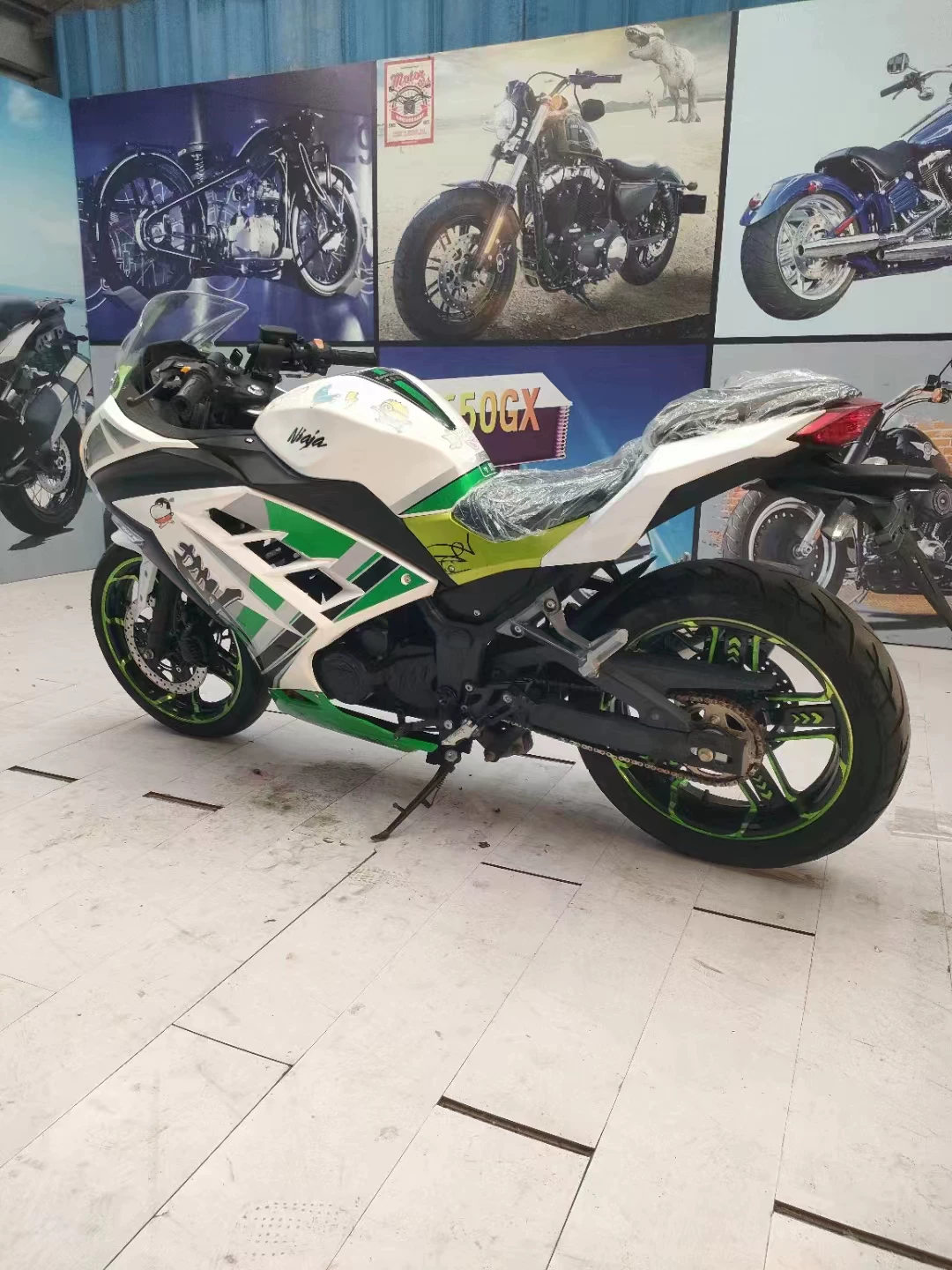 Б/у Kawasaki Little Ninja Horizon 250cc350/400 двойной цилиндр водяное охлаждение тяжелый мотоцикл мотор мотоцикл