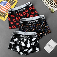 Черные перья для нижней части+цветные перья+черные нижние красные губы