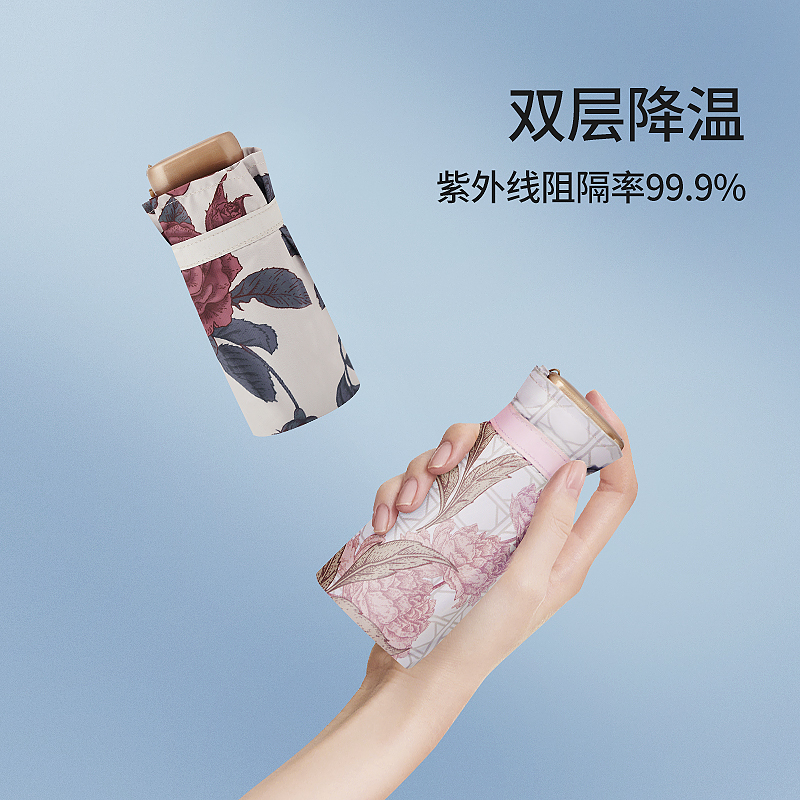 Vonlilienfeld Mini 40% off Umbrella Anti-Uv Double-Layer Sun Umbrella Small and Portable Upf50 Sun Protection Umbrella Vonlilienfeld Mini 40% off Umbrella Anti-Uv Double-Layer Sun Umbrella Small and Portable Upf50 Sun Protection Umbrella