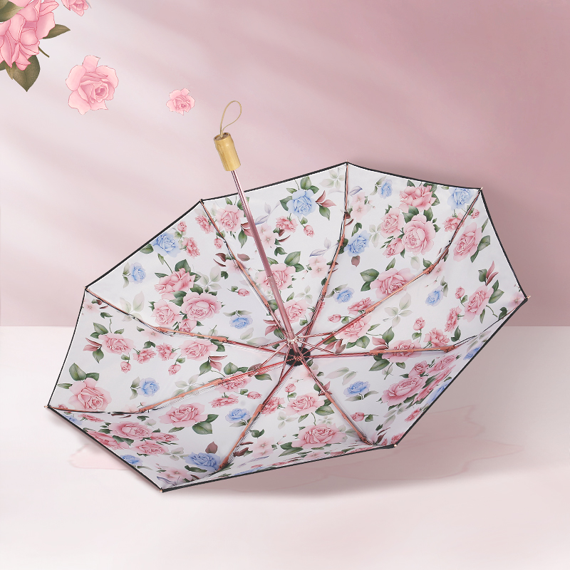 vonlilienfeld beach umbrella female summer anti-UV light sunshade double layer super sun protection sunny umbrella