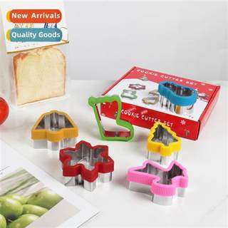 Christmas Cookie Molds Bread Cake Cutting Molds Stainless St