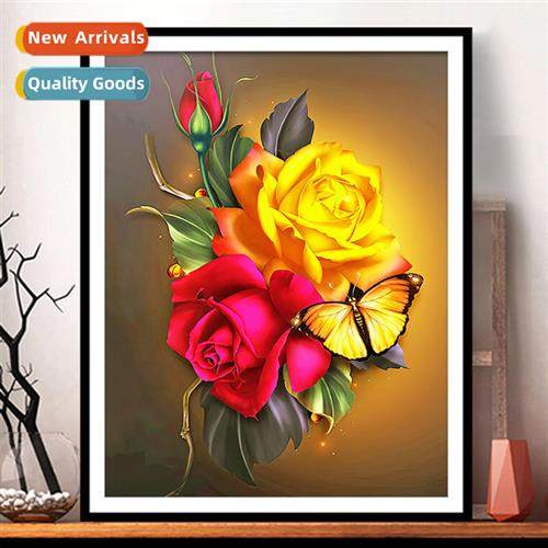 Yiwu cross stch new modern simple living room embroidery ros