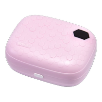 Electric contact lens cleaner protein removal ultrasonic automatic contact lens box OK lens rinse RGP reduction device