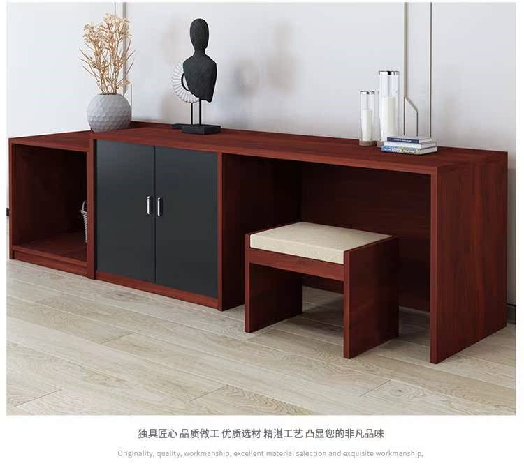 Nội thất khách sạn phòng khách sạn căn hộ khách sạn TV tủ máy tính bàn hành lý giá viết bàn kết hợp đầy đủ - Nội thất siêu thị