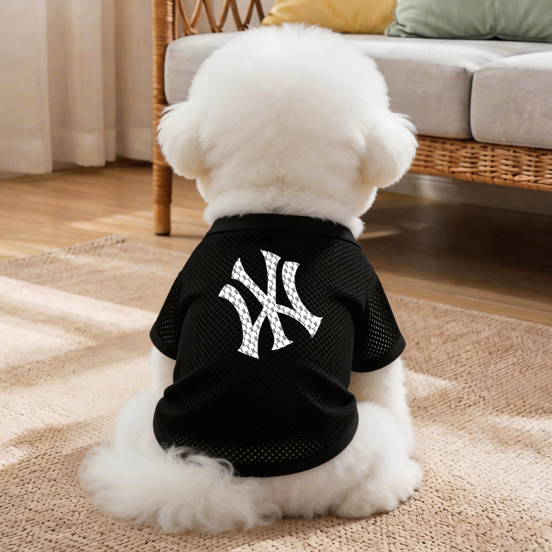 Summer Dog Clothes for Bichon and Teddy, Thin and Breathable, Elastic Ice Silk Sun Protection Pet Vest for Small Cats, Anti-Shedding