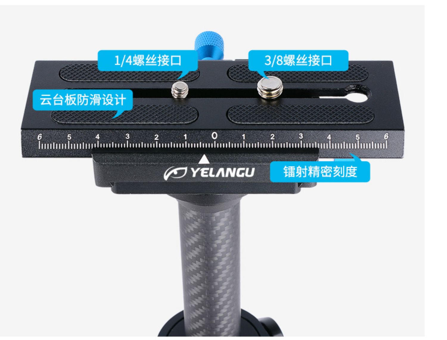 YELANGU Wolf King 80T Steadicam 5D Camera cầm tay Ổn định ổn định Sợi carbon cầm tay PTZ Chống rung - Phụ kiện máy ảnh DSLR / đơn chân máy chụp hình