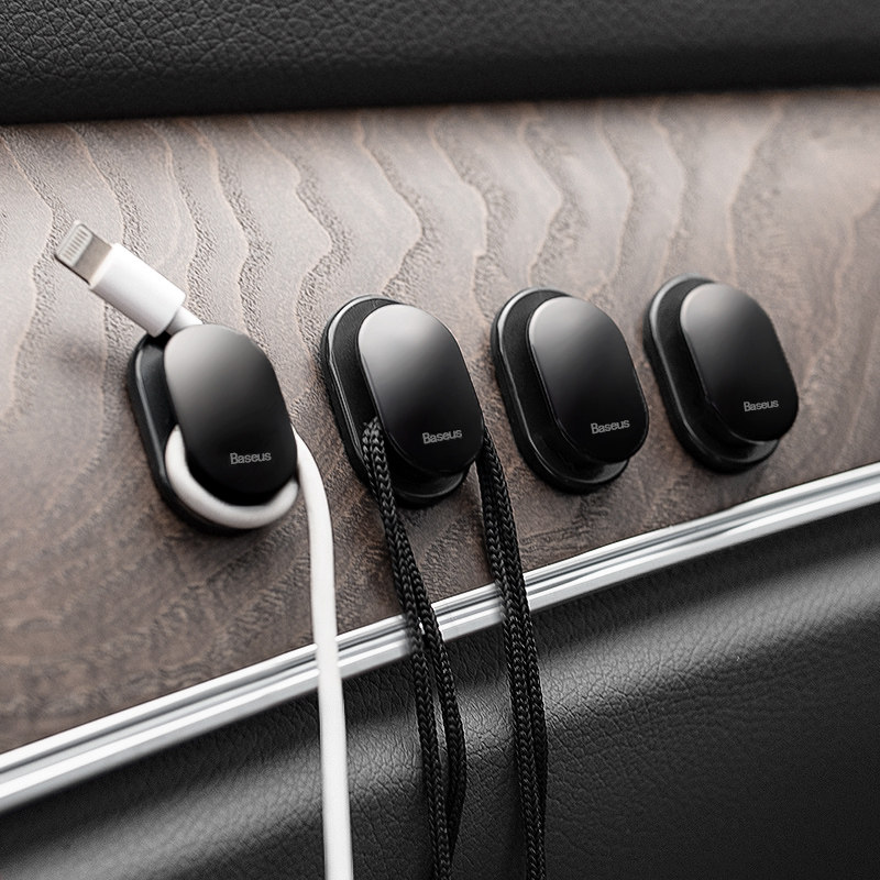 Car with invisible small hook a set of 4 loading inner mini hooks concealed car creative bunch wire buckle