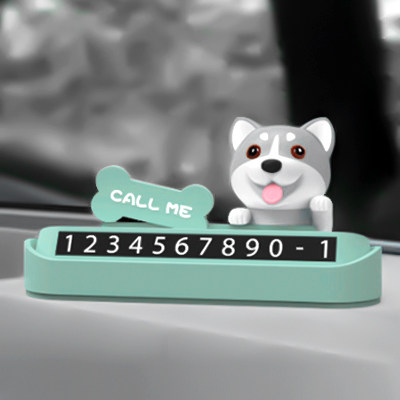 Car Moving Car Phone Number Plate On-board Temporary Moving Truck Inner Creative Cute Practical Parking Number Plate