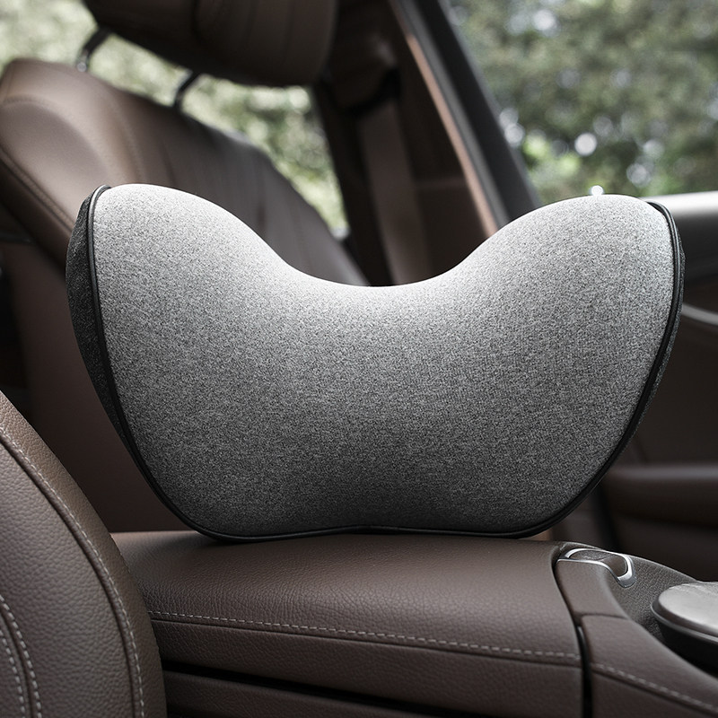 On-board Waist Leaning Pillow Cervical neck pillow car with butterfly memory cotton back cushion headrest car with pillow car pint Grand full