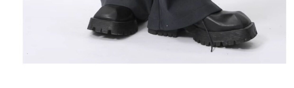 Зичен Зичен оригинал микро Ба брюки мужской сложить швабрый драпировка твердый личность дизайн смысл случайный брюки 