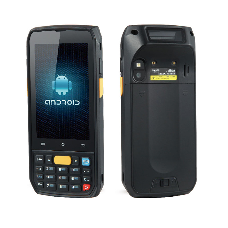 idata70 barcode data collector intelligent mobile terminal handheld pda anjo 4G two-dimensional wireless barcode scanning gun logistics e-commerce software ERP disc point machine support secondary development app -