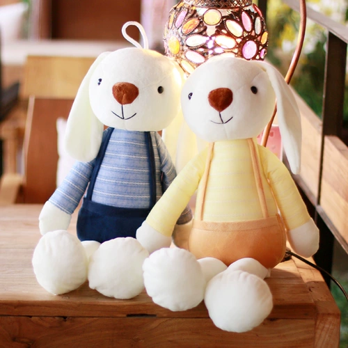 Милый плюшевый кролик, игрушка для влюбленных, тряпичная кукла, детская подушка для сна, кукла-кролик, подарок девушке