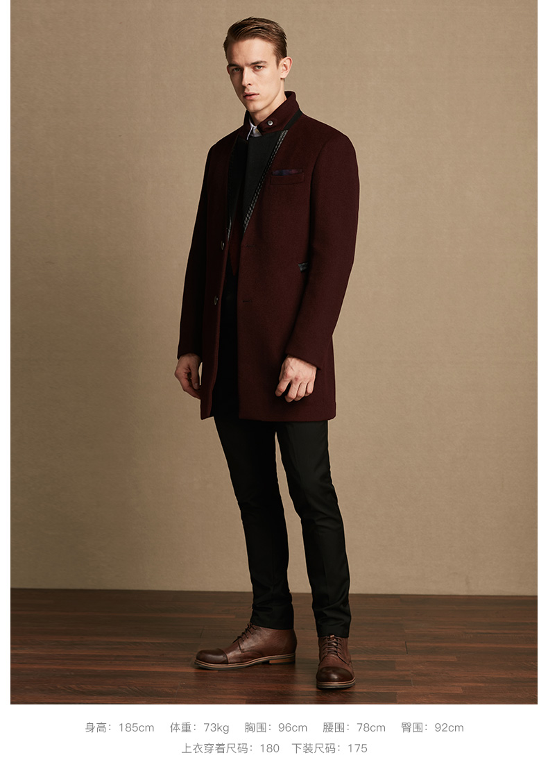 [Giải phóng mặt bằng] Áo khoác len nam cho nam JDV Áo len mỏng vừa vặn WCO5013DAR - Áo len jacket nam