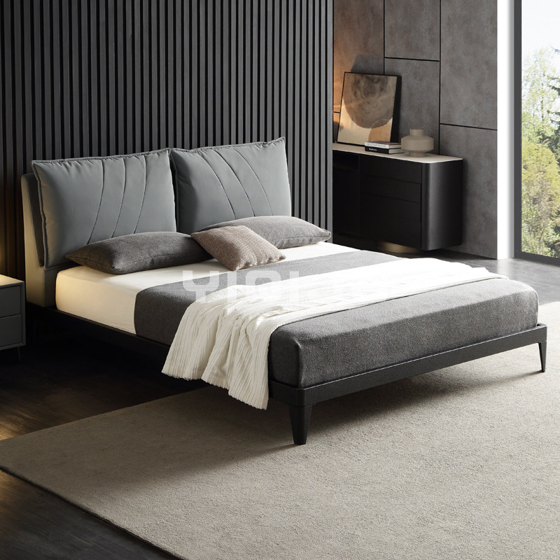 The Nordic master science and technology bu chuang simple modern ruan bao chuang ins network red bed 1 5m1 8 meters of small-sized cloth art bed