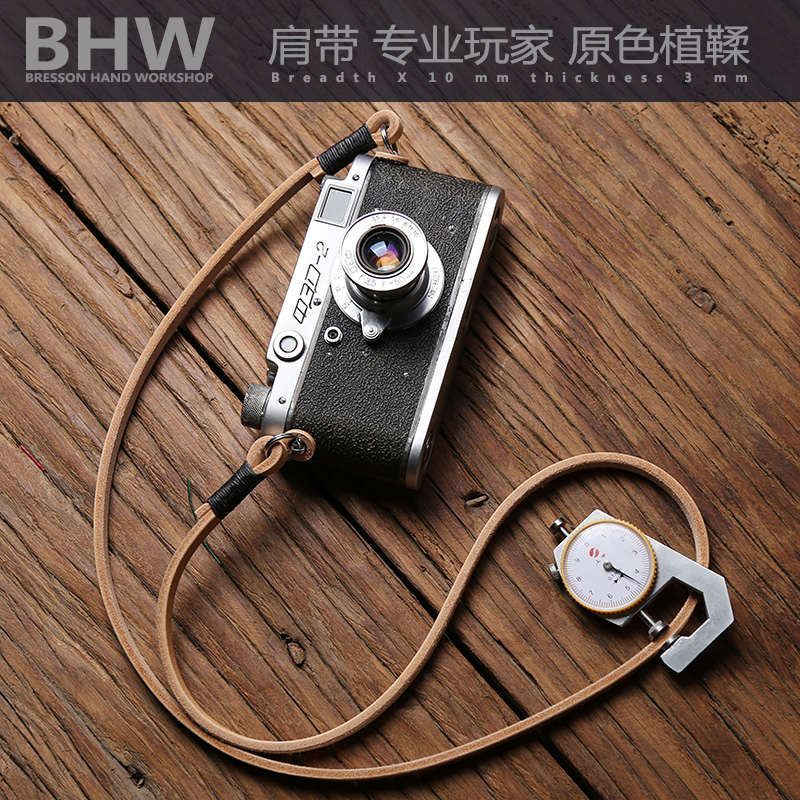 BHW Camera Baby Bag Micro SLR Camera Shoulder Strap Sony Leica Ricoh Genuine Leather Vintage GR2GR3XPRO3M3M4 Lanyard