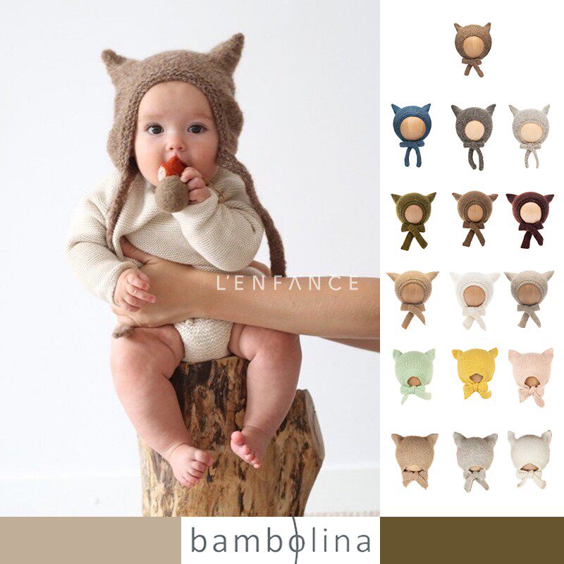 ■ L E N F A N C E spot Poland Bambolina baby baby cute alpaca mais animal hat