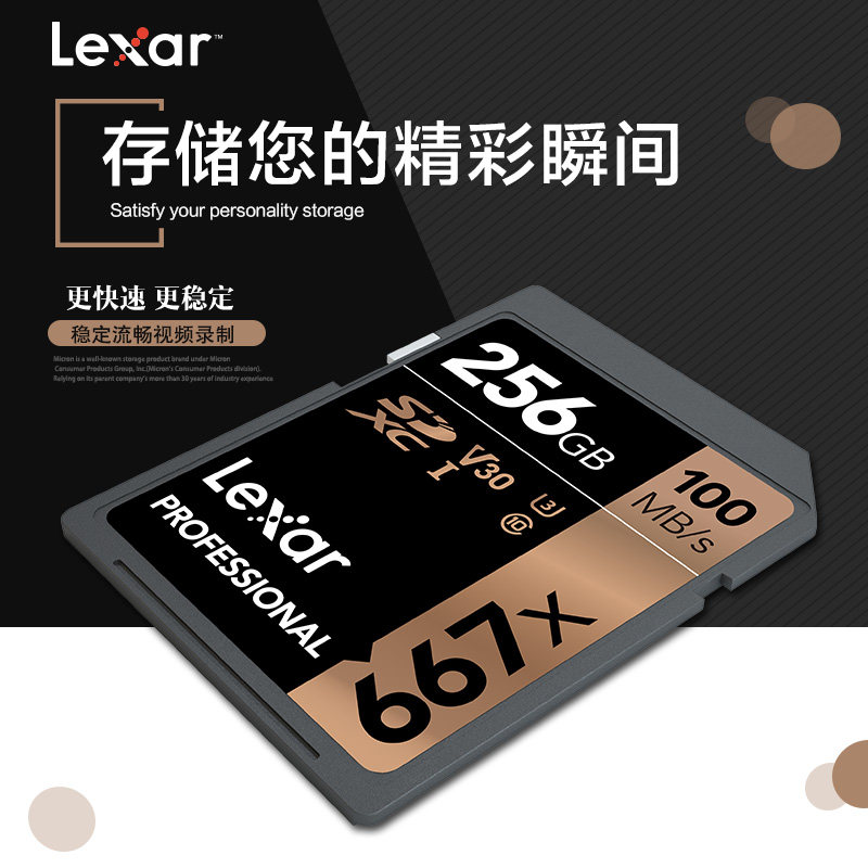 Карта памяти SD Lexar Professional 667x 256GB V30