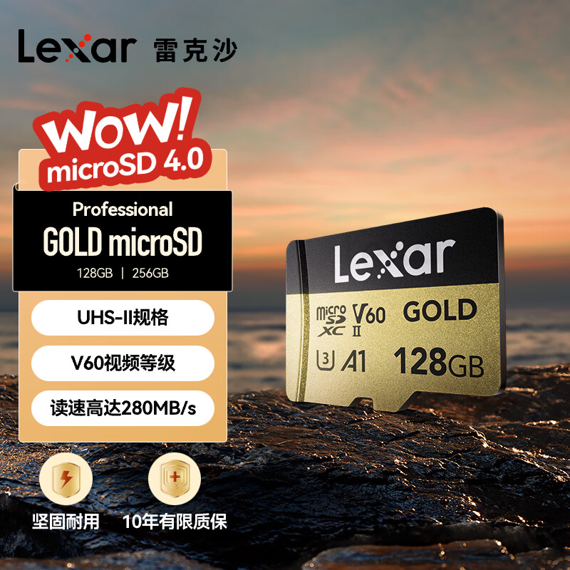 Карта памяти Lexar Professional GOLD microSDXC V60 256GB
