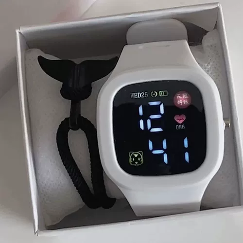 Универсальные мужские часы для отдыха, модные детские цифровые часы, в корейском стиле, простой и элегантный дизайн