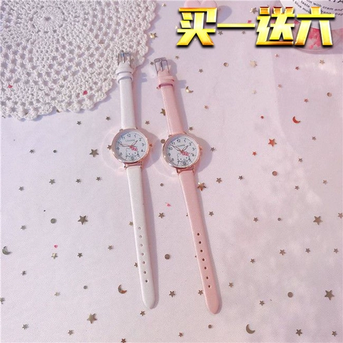 Электронные часы, свежий японский мультяшный детский милый ремень