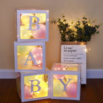 Net Red Transparent Balloon Box Birthday Party Decoration Graduation Ceremony Wedding Scene Placement BABYLOVE box