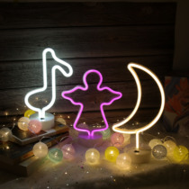 Spring Festival decoration neon shape gift Net Red Girl heart room bedroom decoration festival night light lamp