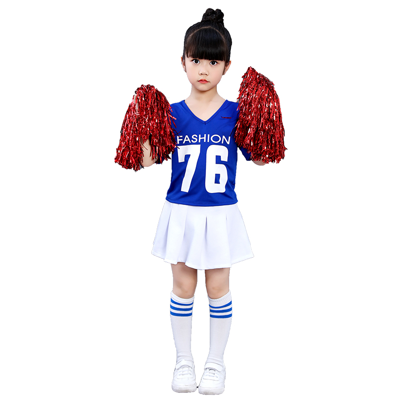 61 trẻ em thực hiện trẻ em costumegirl syoung nhảy ăn mặc hiệu suất quần áo mới bé trường tiểu học bóng đá cổ vũ.