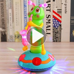 Children's Electric Saxophone Toy That Sings and Dances, Musical Plush Toy for Babies Aged 1-3, Boys and Girls