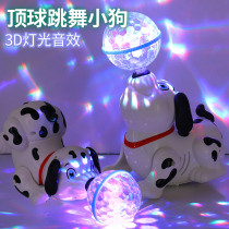 Singing and dancing Children's Electric Dog Baby 113-year-old stunt top ball rotating puppy toy boy girl