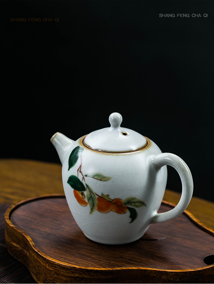 Feng ru up single pot on the teapot can raise your porcelain ceramic tea filter kung fu tea teapot