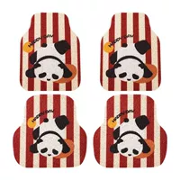 Перевернутая панда шелковое кружковое подушечником 4 комплекта