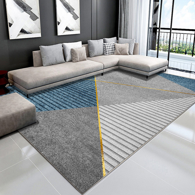 Sofa Carpet Living Room Light Extravagant Tea blanket resistant to dirty large area Nordic ins Wind modern floor mat Home washable-Taobao