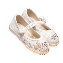 Girls Hanfu shoes childrens embroidered shoes ancient costume handmade Chinese style old Beijing cloth shoes baby Han shoes performance shoes