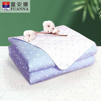 Fuanna air conditioning quilt summer cool pure cotton thin quilt single
