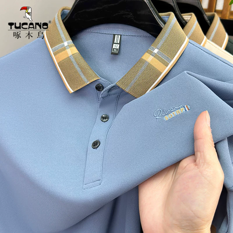 Лет polo, модная элитная универсальная футболка, с коротким рукавом