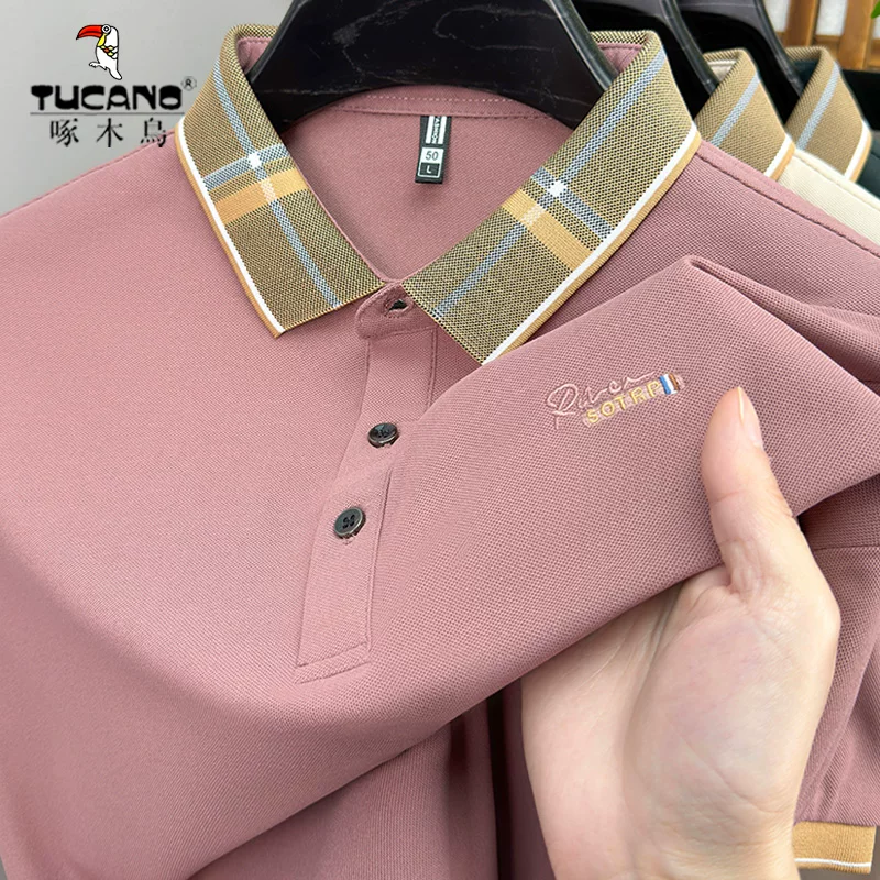 Лет polo, модная элитная универсальная футболка, с коротким рукавом