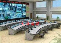 Henan Customized Luxury Monitoring Operating Table Guangdong Curved Monitoring Platform Command Center Control Table