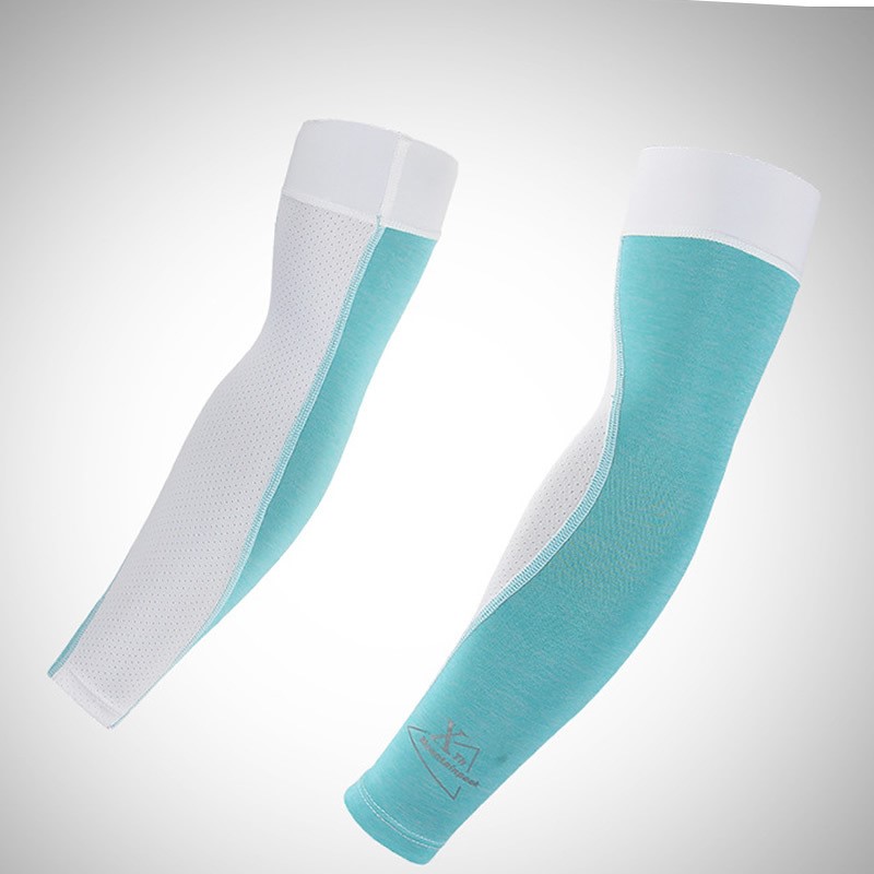 2022 summer outdoor ice silk sleeves for men and women riding protection arm sleeves Driving sports ice sleeveless sleeves ice sleeves