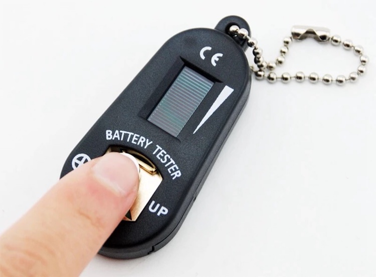 Hearing aid battery special test electrical device button for battery-tested electrical device liquid crystal electroscope