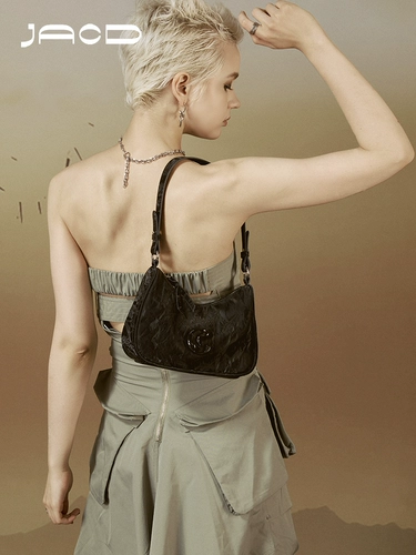 Женская сумка Jacd, новинка 2025 года, летняя черная сумка подмышки, доступная роскошная нишевая сумка через плечо высокого класса, женская сумка